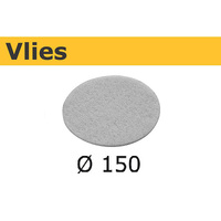 Festool 10Pk Vlies Abrasive Disc 150mm 0 Hole White STF D 150 white 10x
