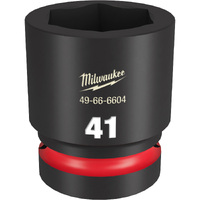 Milwaukee Shockwave 1" Drive 41mm Standard 6 Point Impact Socket 49666604