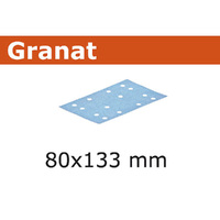 Festool 50Pk Granat Abrasive Sheet 80x133mm P40 STF 80x133 P 40 GR 50X