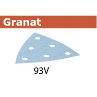 Festool 50Pk Granat Abrasive Sheet V93mm P40 STF V93 6 P 40 GR 50
