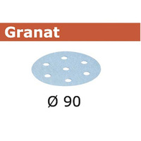 Festool 100Pk Granat Abrasive Disc 90mm 6 Hole P500 STF D90 6 P 500 GR 100