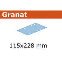 Festool 100Pk Granat Abrasive Sheet 115x228mm P240 STF 115X228 P240 GR 100X