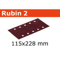 Festool 50Pk Rubin Abrasive Sheet 115x228mm P180 STF 115X228 P180 RU2 50
