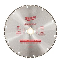 Milwaukee 178mm Steelhead Diamond Cut Off Blade 7" 49937820