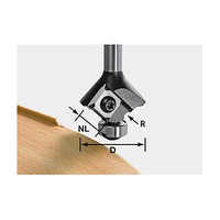 Festool 8mm Router Cutter S8 HW R1 D28 KL12 7OFK
