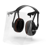 Husqvarna Garden Earmuff with Perspex Visor 505665360