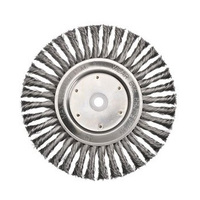 Bordo 85mm 0.5mm Twist Knot Wheel with 1/4" Round Spindle 5106-85.5S