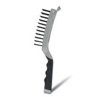 Bordo 0.35mm Steel Wire Plastic Handle Brush with Scraper 5171-SW-4RSC