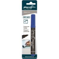 Pica Classic 520 Blue Permanent Marker - Bullet Tip (Blister Pack) 520/41/SB