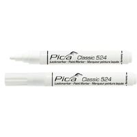 Permanent White Marker Pen - Pica 532/52/SB, Water Resistant Ink