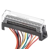 Narva Fuse Block Box Holder Caravan Marine Dual Battery 12 Volt 12V 12 Way New 54426
