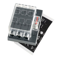 Narva 54431 Fuse Block Holder Box Caravan Marine Dual Battery Volt 6 Way 25 Amp