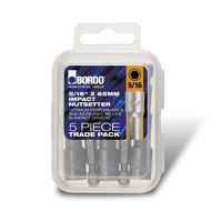 Bordo 5/16" x 65mm Impact Nutsetter - Trade 5pk 5605-NS5/16X65TP