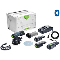 Festool 18V 125mm Random Orbital 2mm Sander ETSC 125 Bluetooth 3.1Ah Set 575718