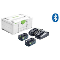 Festool SYS 18V Energy Set 2 x 5.2Ah TCL6 Duo in Systainer 577077