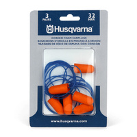 Husqvarna Corded Ear Plugs (3 pairs) 589493001