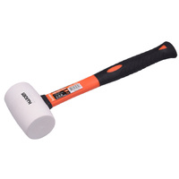 Harden 16oz White Rubber Mallet with Fibreglass Handle 590435