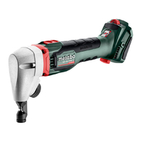 Metabo 18V 1.6mm Brushless Nibblers (tool only) NIV 18 LTX BL 1.6 601614850