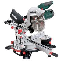 Metabo 1800W 254mm Sliding Compound Mitre Saw KGS 254 M 602540190