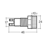 Narva Pilot Lamp 12V 2A Amb Globe Bl