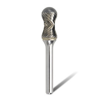 Bordo 1/2" Radius Ball Nose Express Cut 1/4" Shank Burr 6400-37108