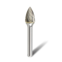 Bordo 1/2" SG-13 Tree Pointed Nose 1/4" Shank Burr 6400-95113
