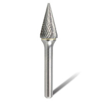 Bordo 1/2" SM-42 Pointed Cone 1/4" Shank Burr 6400-95151