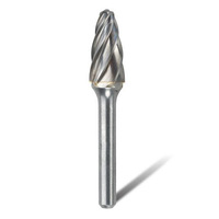 Bordo 5/8" SF-6 Tree Radius Nose 1/4" Shank Burr Non Ferrous 6401-95309