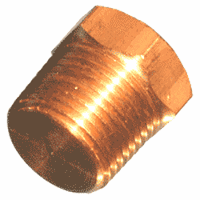 IFS 1/4 Brass Plug 6402S