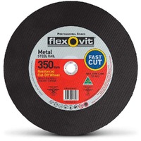 Flexovit 350 x 3.8 x 20mm Metal Cut Off Disc - Hard Rail 66252841631
