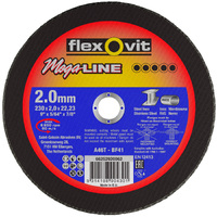 Flexovit 230x2.0x22.23mm A46T-BF41 Mega Inox Ultra Thin 66252920062