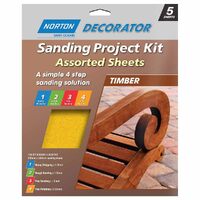 Norton Timber Sheet 230x280mm 5pk Asstd Retail Packed 66623326112