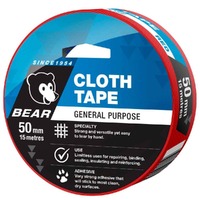 Bear 50mm x 15m Tape Cloth - Red 66623336606 