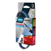 Norton 10 x 330mm 80-Grit Zirconia Powerfile Belt - 3 Piece 69957370082