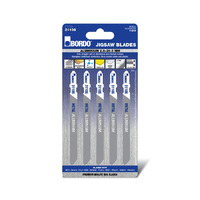 Bordo 100mm x 3T Aluminium Jigsaw HSS Blade - 5pk 7110-31106