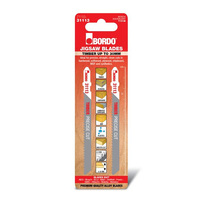 Bordo 100mm x 2.5T HCS T-Shank Precise Cut Jigsaw HSS Blade - 2pk 7110-31113