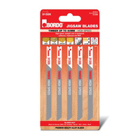 Bordo 100mm x 4.0T HCS Uni Shank High Speed Cut Jigsaw Blade - 5pk 7110-31335