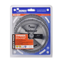 Bordo 184mm x 24T/40T Tradecut Blade - 2pk 7451-184S2