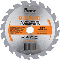 Bordo 235mm x 20T Concrete Formers Tradecut Blade 7451-23520-CF
