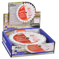 Bordo 184mm x 24T Rapidcut Thin Kerf Saw Blades (10 pack) 7452-18424T