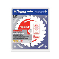 Bordo 254mm x 24T Rapidcut Thin Kerf Blade 7452-25424