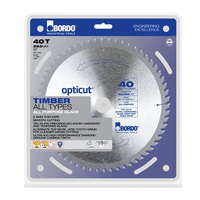 Bordo 305mm x 80T Opticut Fine Cut Trim/Finish Blade 7453-30580