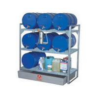 Alemlube Six x 60L Drum Storage & Spill Containment Unit 76520