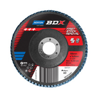 Norton # 100x16mm Z60 BDX Flap Disc - (Blue) 78072760001