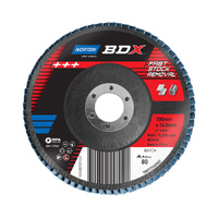 Norton # 100x16mm Z80 BDX Flap Disc - (Blue) 78072760002