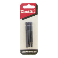 Makita Hex 5mm x 75mm Performance Screwdriver Bit (3pk) 784638-6-3
