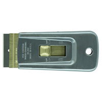 Sterling Metal Heavy Duty Scraper with Brass Button 80-200