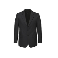 Biz Corporates Cool Stretch Mens Two Button Classic Jacket Charcoal Size 122