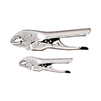 Sutton Tools 10 and 6Lockjaw Curved Jaw Plier Set 802009