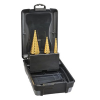 Saber HSS TiN Coated Straight Flute Step Drill Set - Metric 8030-S1
